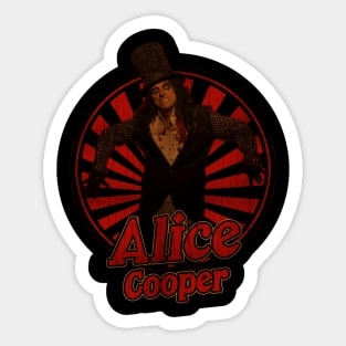 Retro Vintage Alice Cooper Sticker